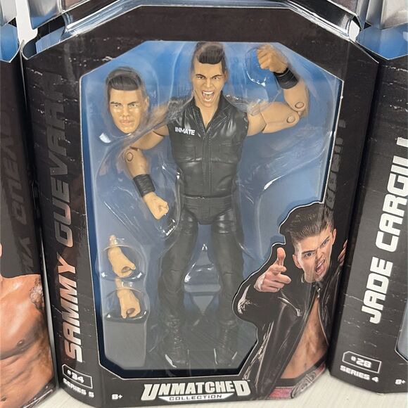 AEW Sammy Guevara Jade Shawn Spears Unmatched Collection Wrestling Figure Lot - Picture 6 of 8